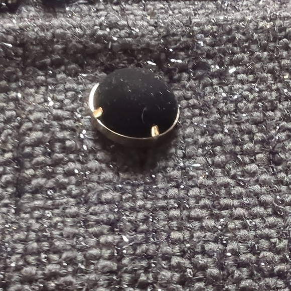 Nine West Coat Black with a Sparkly Thread Size 4 - Picture 11 of 14